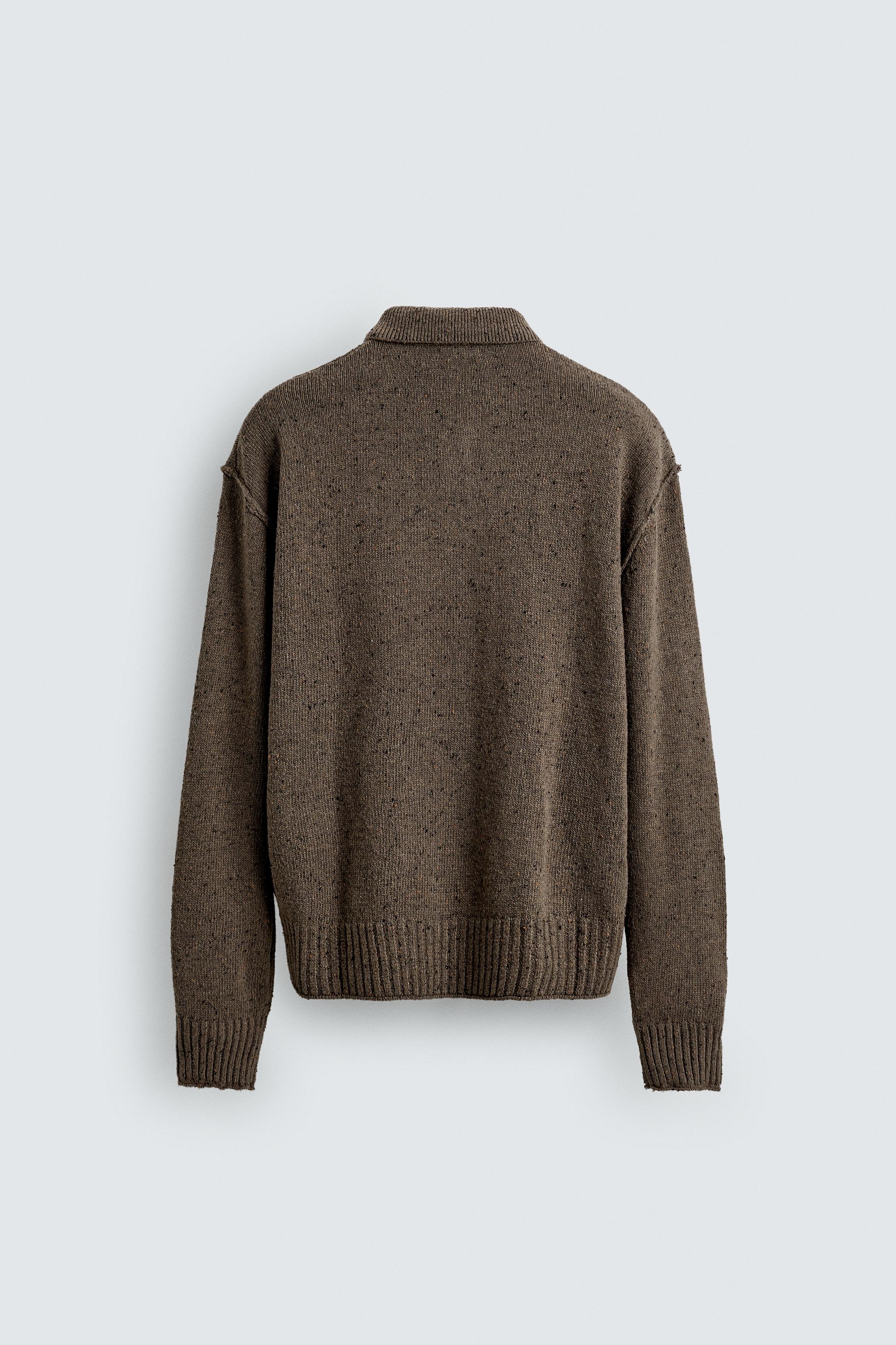 RELAXED FIT KNIT POLO SHIRT